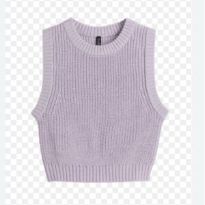 H&M crop sweater vest